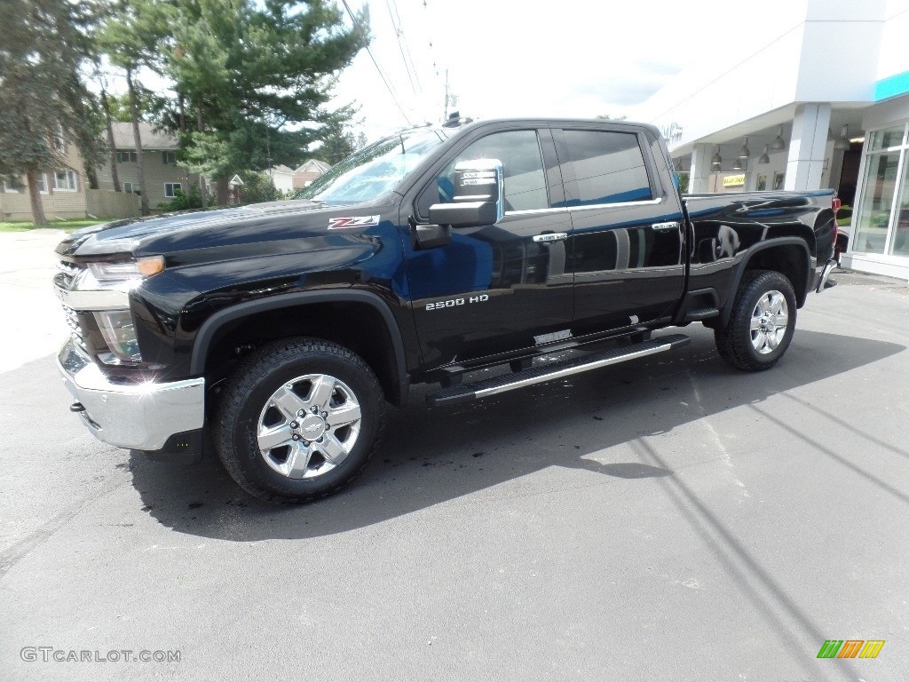 Black 2020 Chevrolet Silverado 2500HD LTZ Crew Cab 4x4 Exterior Photo #134890595