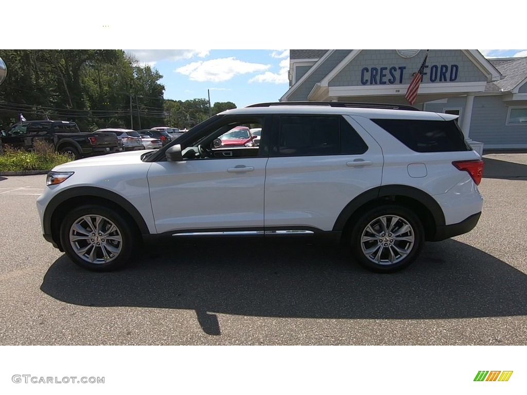 2020 Explorer XLT 4WD - Oxford White / Ebony photo #4