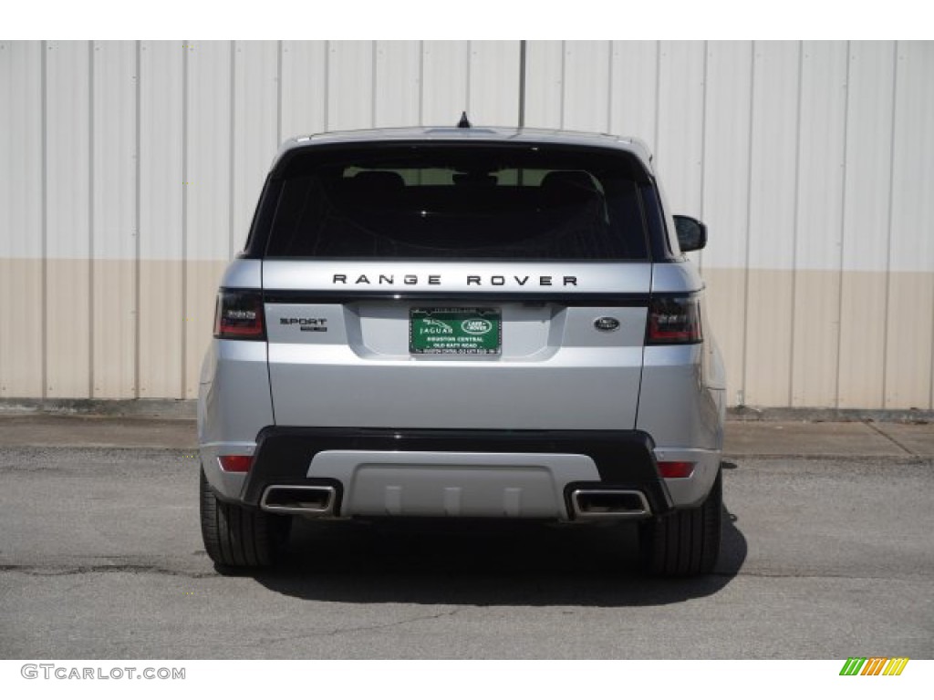 2020 Range Rover Sport HSE Dynamic - Indus Silver Metallic / Ebony/Pimento photo #6