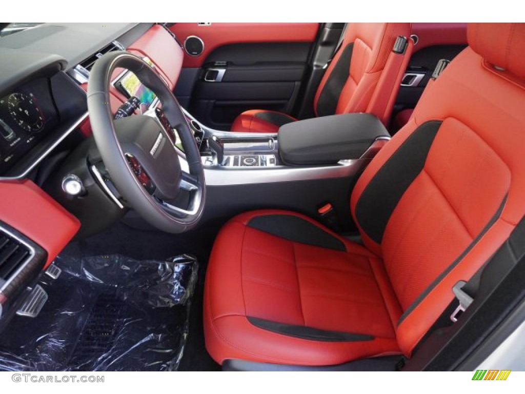 Ebony/Pimento Interior 2020 Land Rover Range Rover Sport HSE Dynamic Photo #134898457