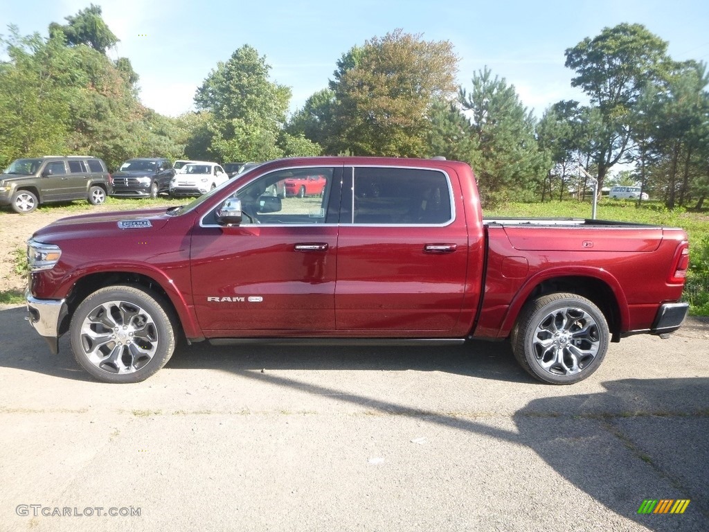 Delmonico Red Pearl 2020 Ram 1500 Longhorn Crew Cab 4x4 Exterior Photo #134898904