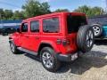 2020 Firecracker Red Jeep Wrangler Unlimited Sahara 4x4  photo #4