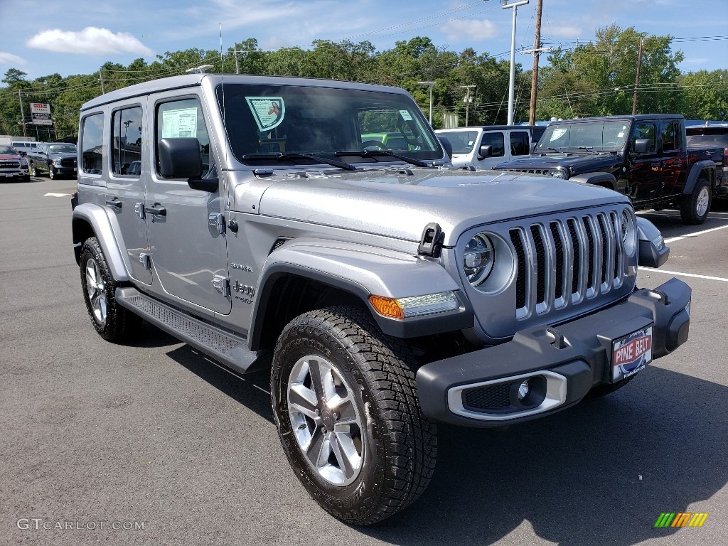 2020 Wrangler Unlimited Sahara 4x4 - Billet Silver Metallic / Black photo #1