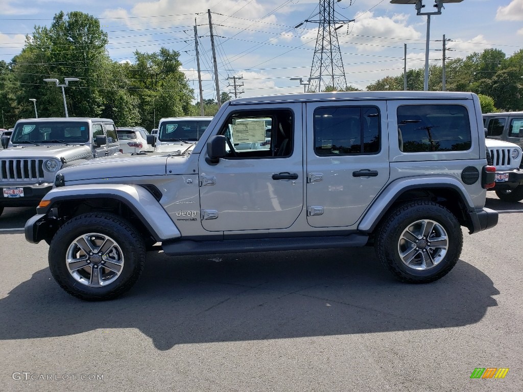 2020 Wrangler Unlimited Sahara 4x4 - Billet Silver Metallic / Black photo #3