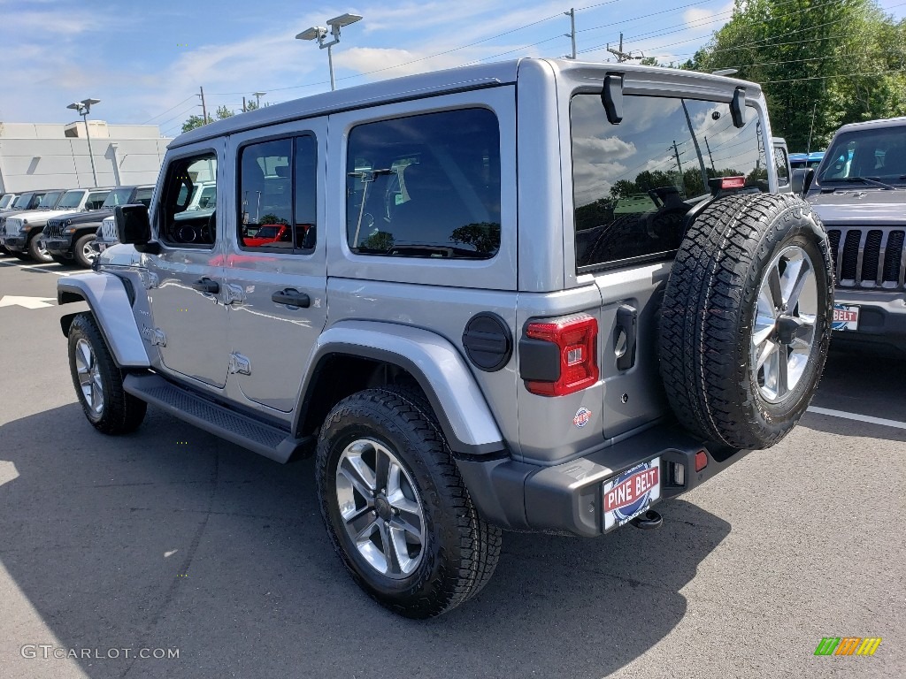 2020 Wrangler Unlimited Sahara 4x4 - Billet Silver Metallic / Black photo #4