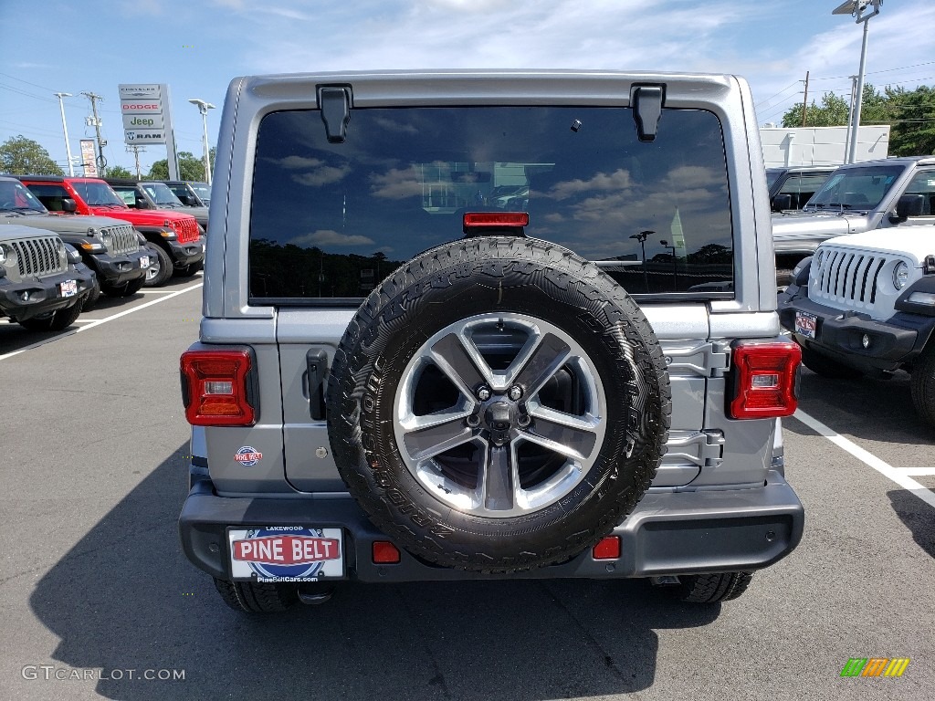 2020 Wrangler Unlimited Sahara 4x4 - Billet Silver Metallic / Black photo #5