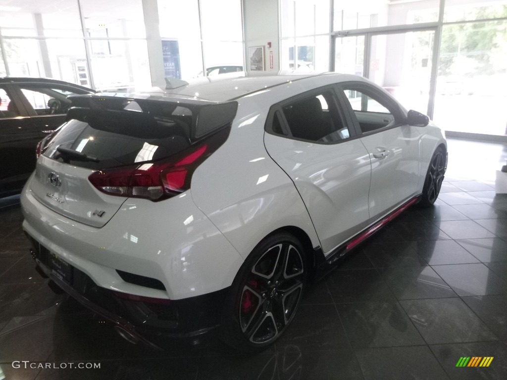 2020 Veloster N - Chalk White / Black photo #4