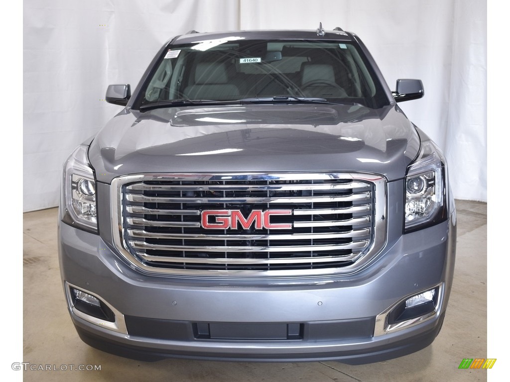 Satin Steel Metallic 2020 GMC Yukon XL SLT 4WD Exterior Photo #134899657