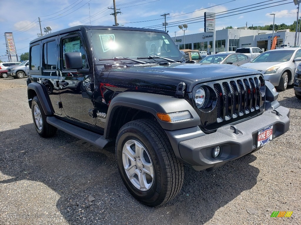 2020 Wrangler Unlimited Sport 4x4 - Black / Black photo #1