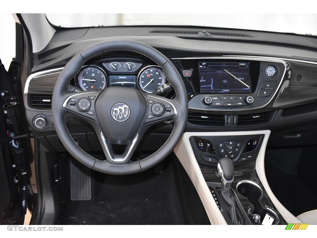 2020 Buick Envision Essence AWD Light Neutral Steering Wheel Photo #134900140