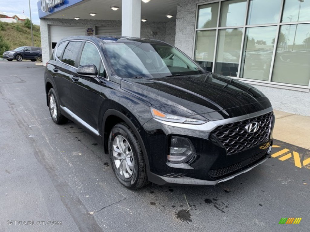 Twilight Black 2020 Hyundai Santa Fe SE AWD Exterior Photo #134900449