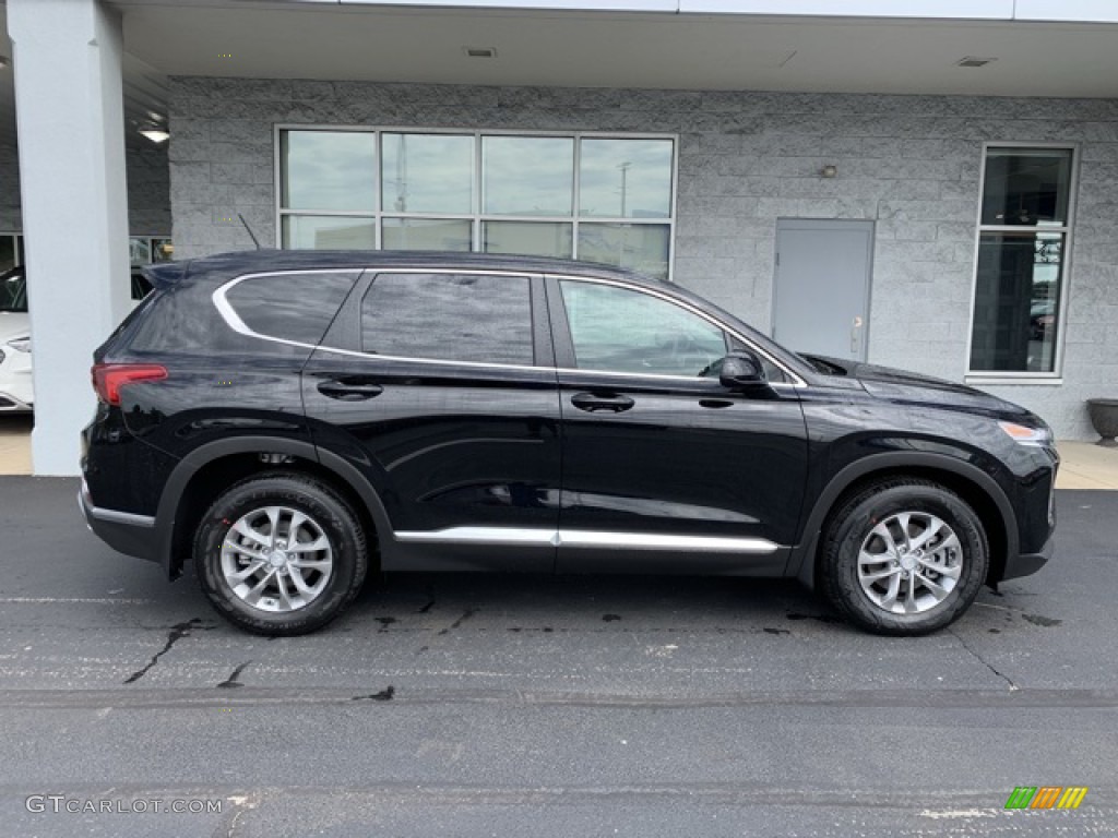 Twilight Black 2020 Hyundai Santa Fe SE AWD Exterior Photo #134900464