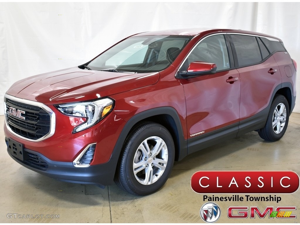 2019 Terrain SLE AWD - Red Quartz Tintcoat / Jet Black photo #1