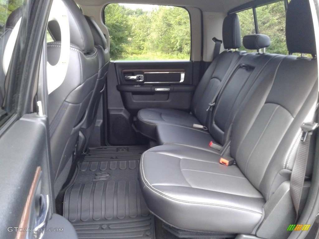 2018 1500 Laramie Crew Cab 4x4 - Brilliant Black Crystal Pearl / Black photo #11