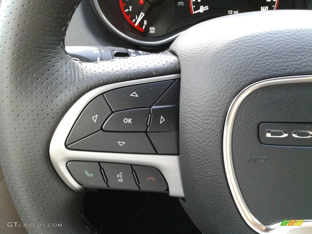 2020 Dodge Durango SXT Black Steering Wheel Photo #134905816