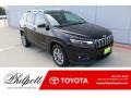 Diamond Black Crystal Pearl 2019 Jeep Cherokee Latitude Plus