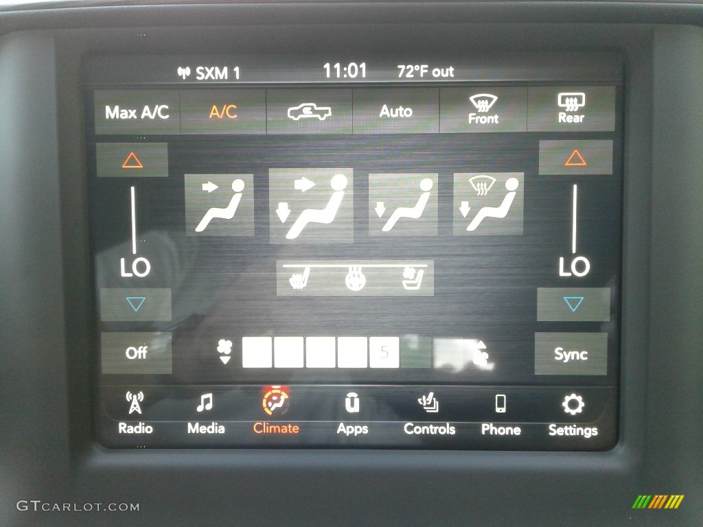 2019 Ram 2500 Laramie Crew Cab 4x4 Controls Photo #134907628