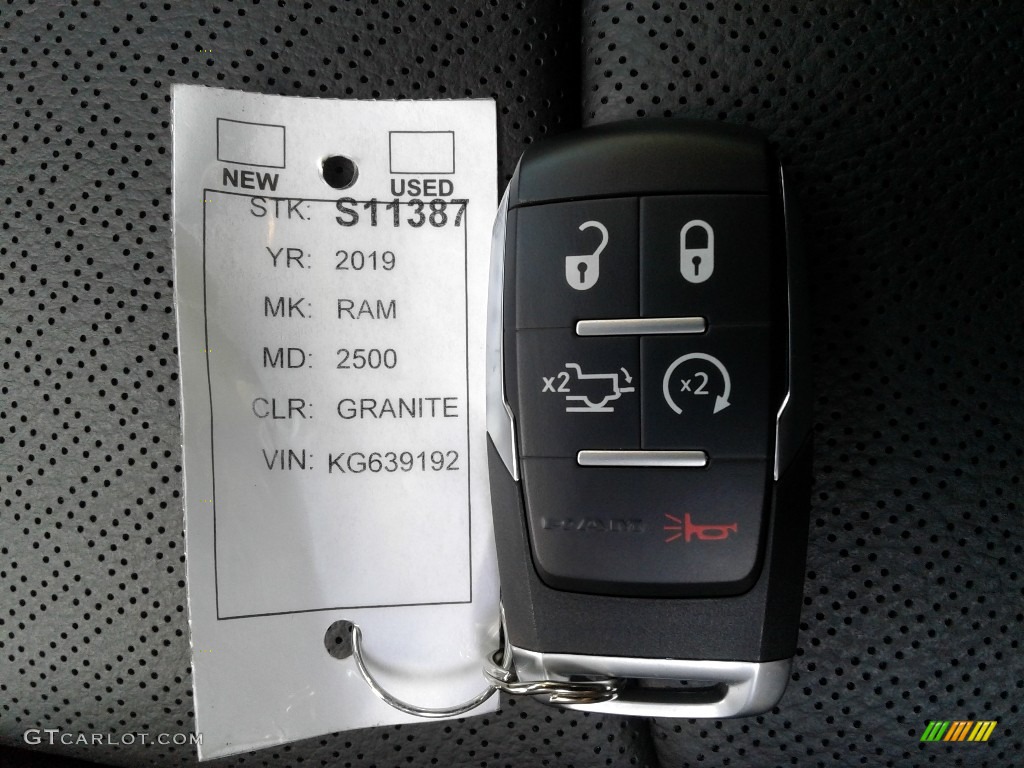 2019 Ram 2500 Laramie Crew Cab 4x4 Keys Photo #134907820