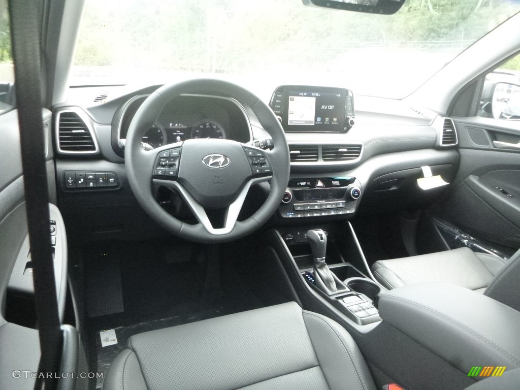 Black Interior 2020 Hyundai Tucson Ultimate AWD Photo #134908862