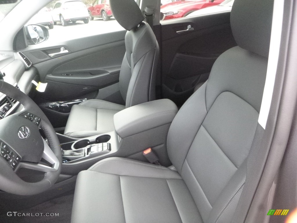 Black Interior 2020 Hyundai Tucson Ultimate AWD Photo #134908873