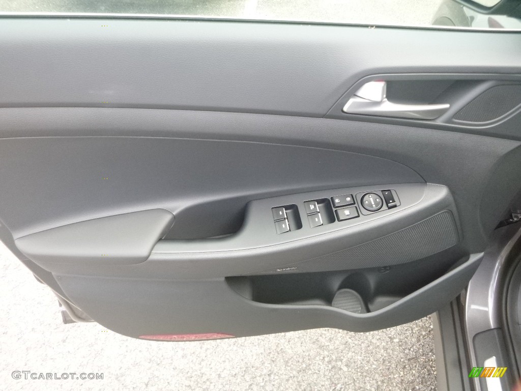 2020 Hyundai Tucson Ultimate AWD Black Door Panel Photo #134908888