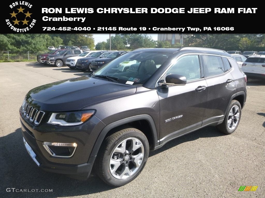 2019 Compass Limited 4x4 - Granite Crystal Metallic / Black/Ski Gray photo #1