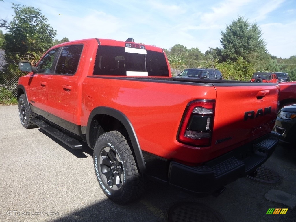 2020 1500 Rebel Crew Cab 4x4 - Flame Red / Red/Black photo #3