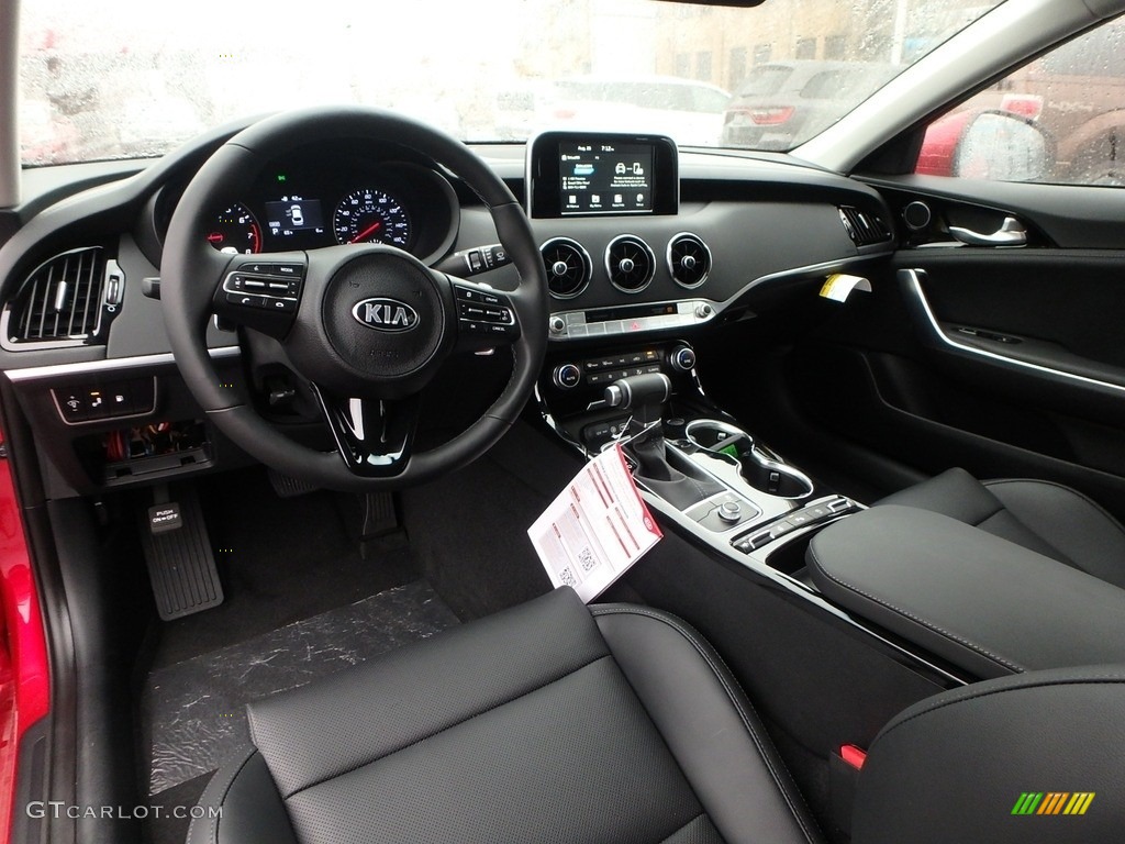 Black Interior 2019 Kia Stinger 2.0L AWD Photo #134913154
