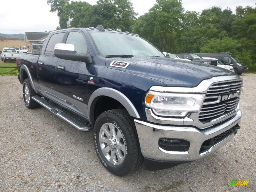 Patriot Blue Pearl 2019 Ram 2500 Laramie Crew Cab 4x4 Exterior Photo #134915371