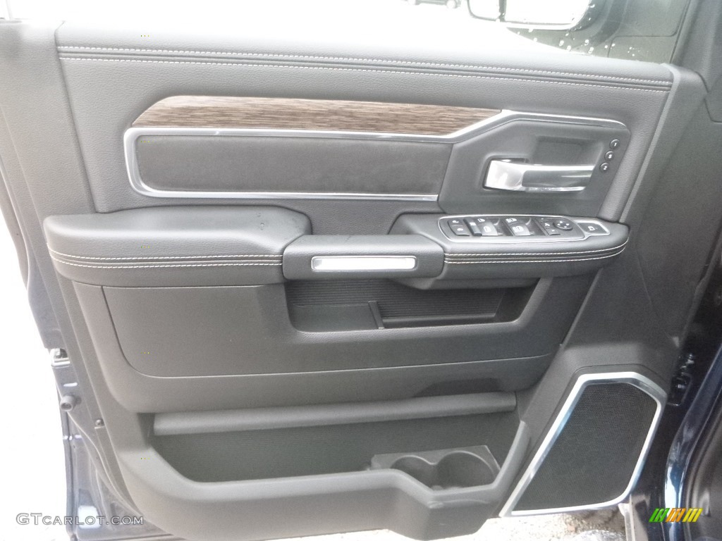 2019 Ram 2500 Laramie Crew Cab 4x4 Black Door Panel Photo #134915686