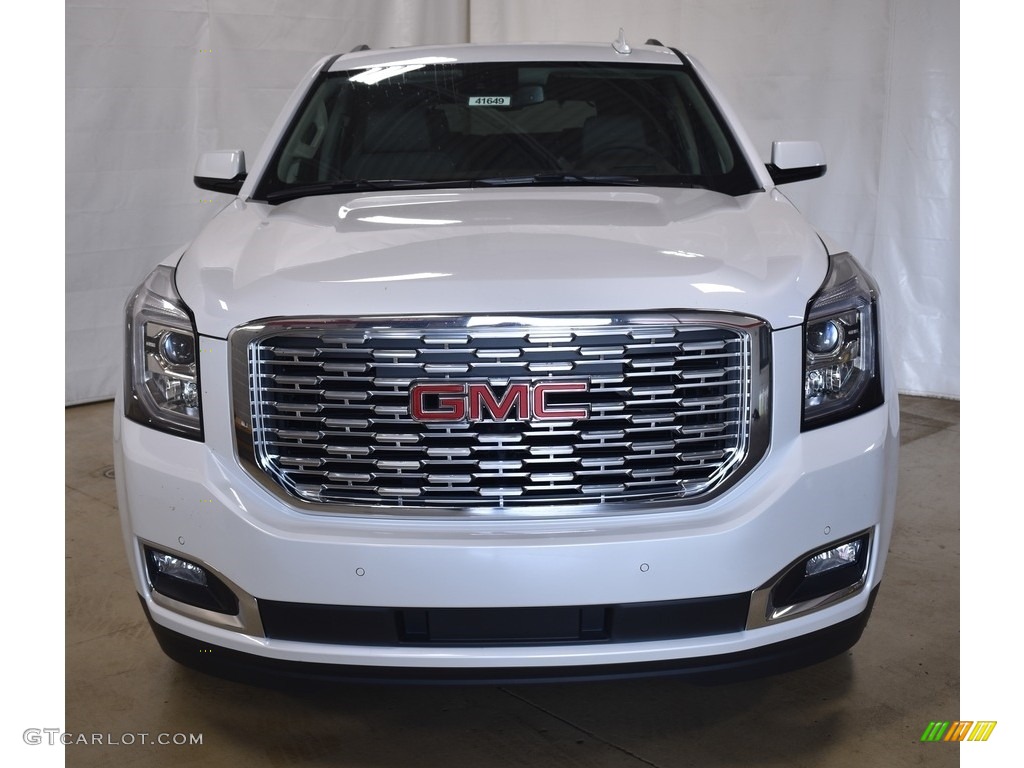 White Frost Tricoat 2020 GMC Yukon Denali 4WD Exterior Photo #134916406