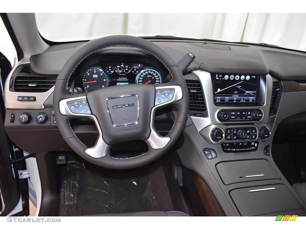 2020 GMC Yukon Denali 4WD Cocoa/­Dark Atmosphere Dashboard Photo #134916500