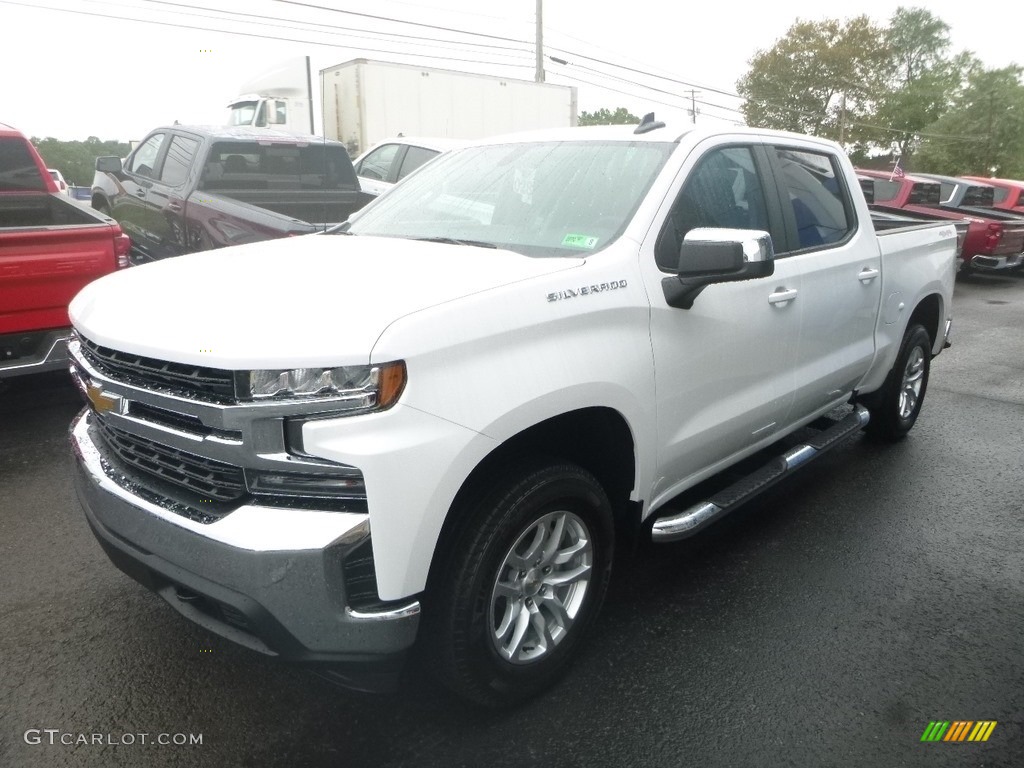 Summit White 2020 Chevrolet Silverado 1500 LT Crew Cab 4x4 Exterior Photo #134916532