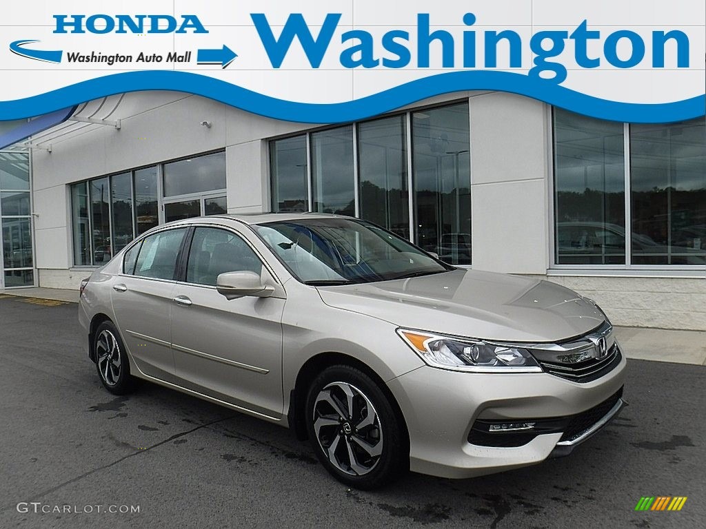 2017 Accord EX-L Sedan - Champagne Frost Pearl / Ivory photo #1