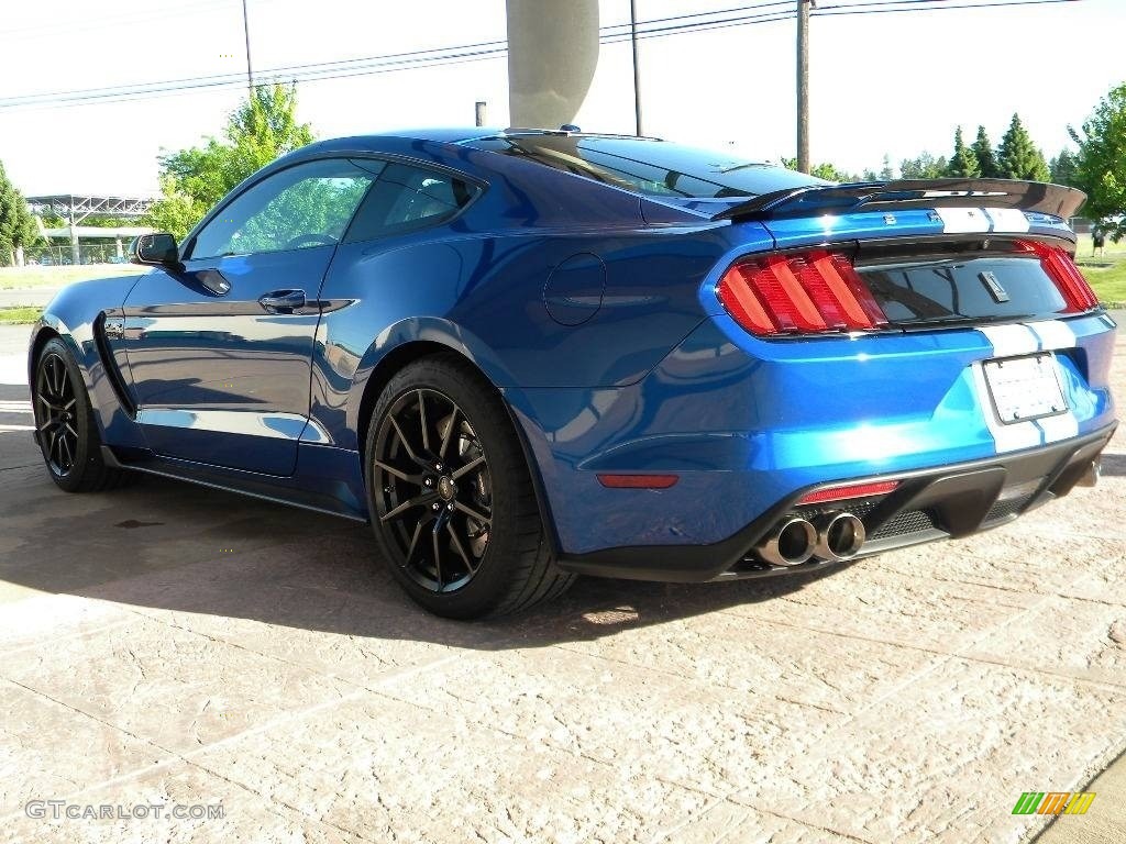 2017 Mustang Shelby GT350 - Lightning Blue / Ebony photo #9