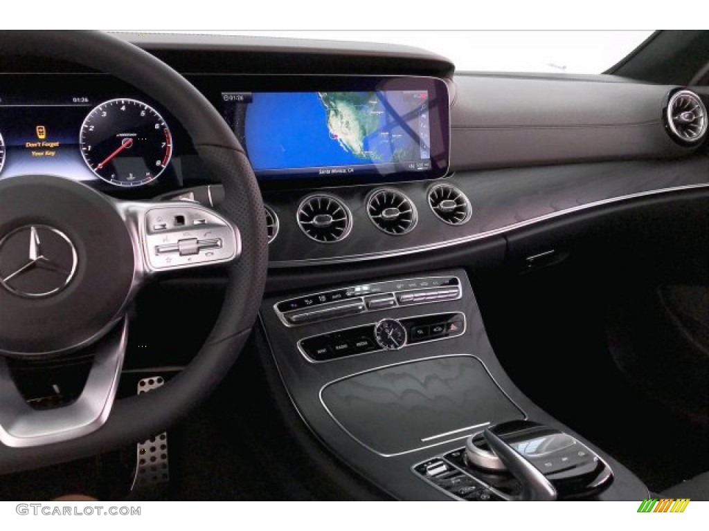 2019 Mercedes-Benz E 450 Cabriolet designo Black/Titanium Grey Pearl Dashboard Photo #134920855