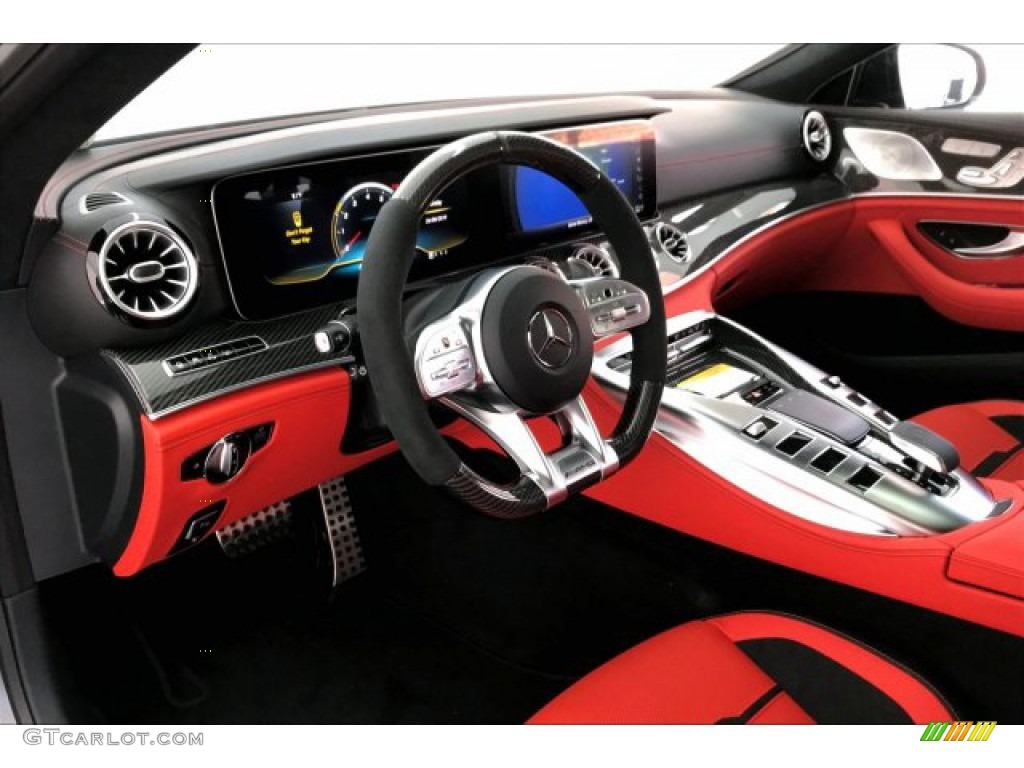 2019 Mercedes-Benz AMG GT 53 Red Pepper/Black Dashboard Photo #134921143