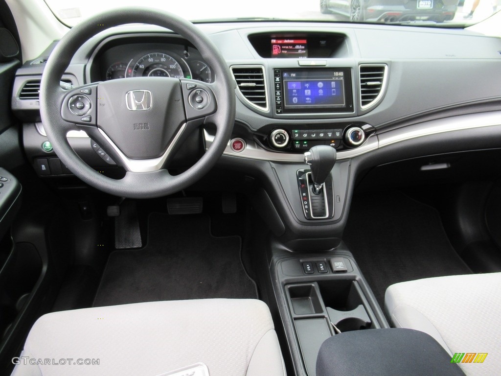 2016 CR-V EX - Obsidian Blue Pearl / Gray photo #15