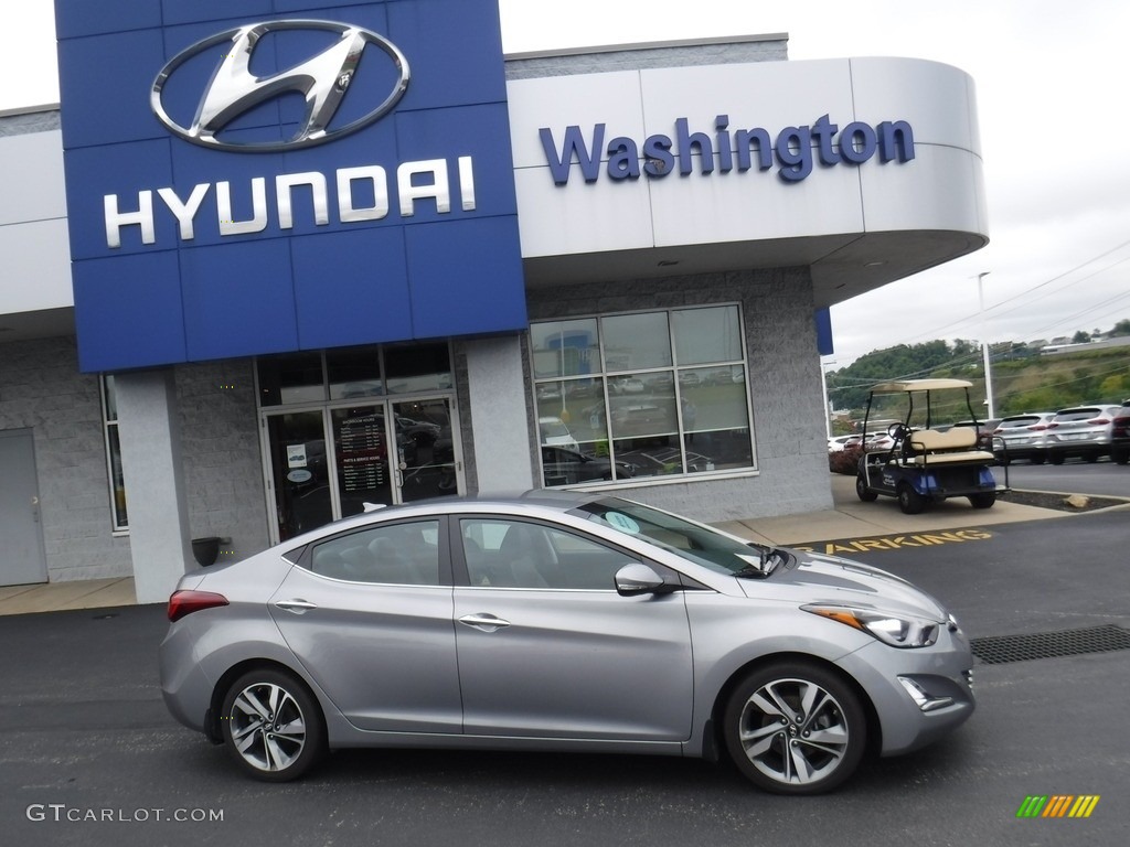 2015 Elantra Limited Sedan - Titanium Gray Metallic / Gray photo #2