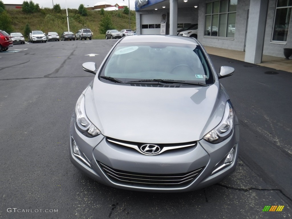 2015 Elantra Limited Sedan - Titanium Gray Metallic / Gray photo #3