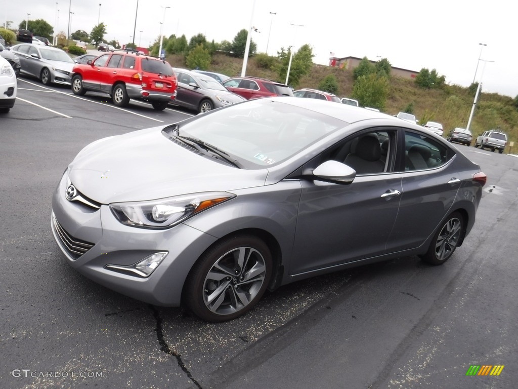 2015 Elantra Limited Sedan - Titanium Gray Metallic / Gray photo #4