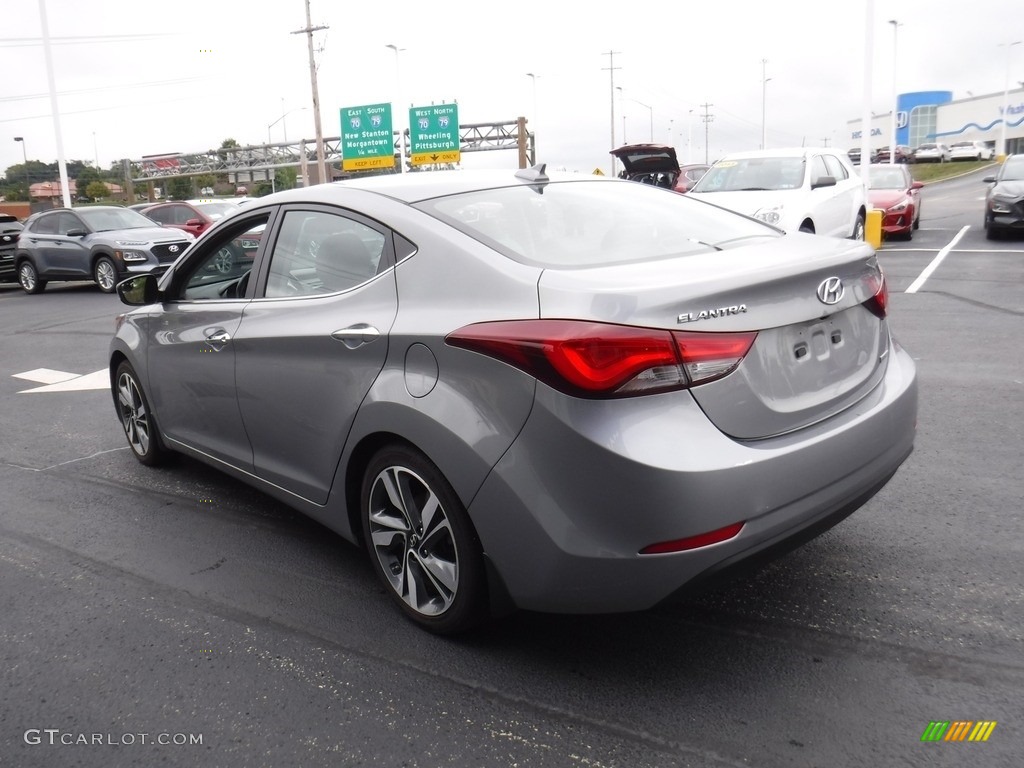 2015 Elantra Limited Sedan - Titanium Gray Metallic / Gray photo #6