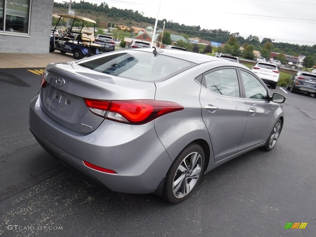 2015 Elantra Limited Sedan - Titanium Gray Metallic / Gray photo #8
