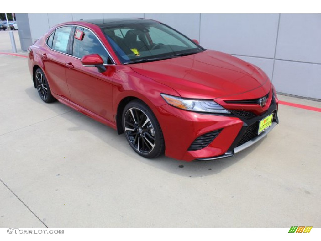 2019 Camry XSE - Supersonic Red / Black photo #2