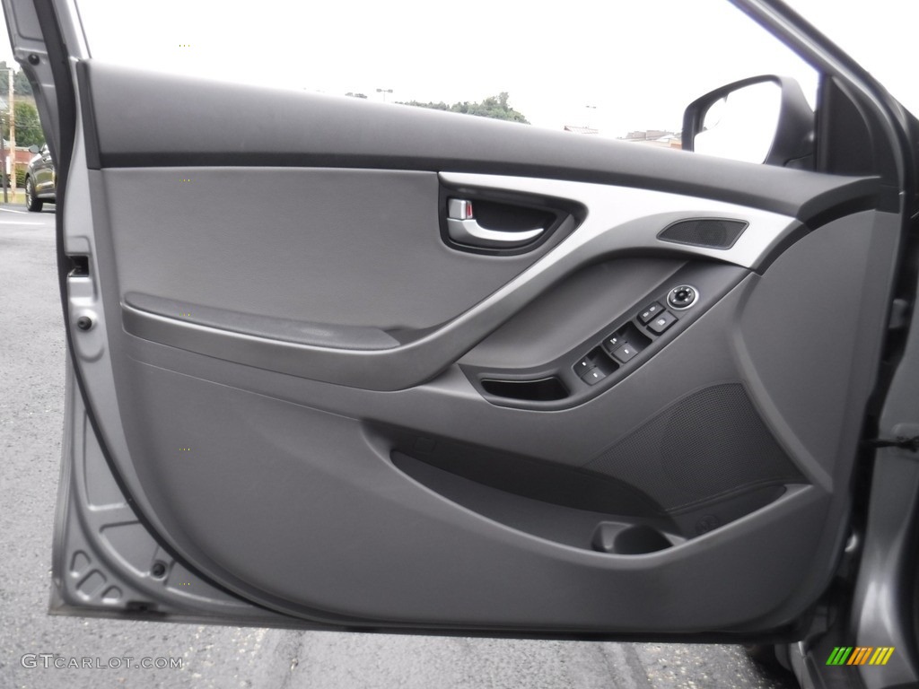2015 Elantra Limited Sedan - Titanium Gray Metallic / Gray photo #11