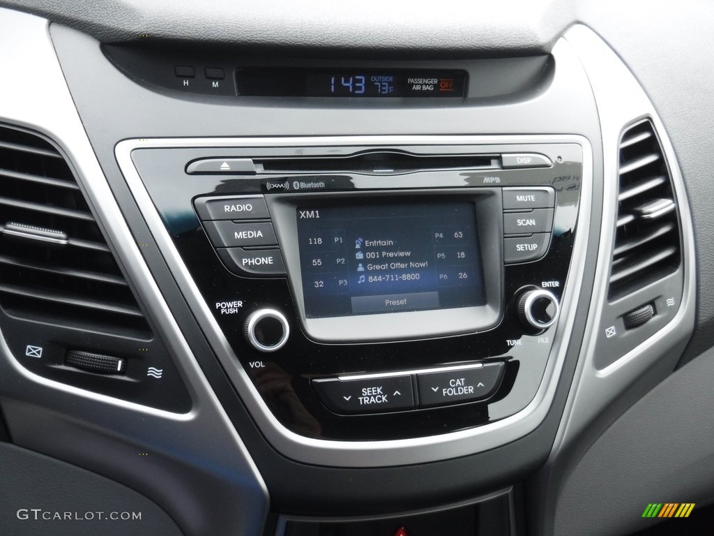 2015 Elantra Limited Sedan - Titanium Gray Metallic / Gray photo #17