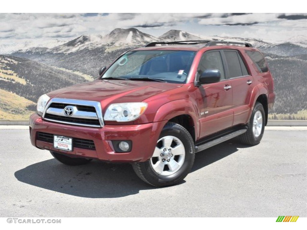 2007 4Runner SR5 4x4 - Salsa Red Pearl / Stone photo #5