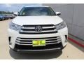 2019 Blizzard Pearl White Toyota Highlander XLE  photo #3