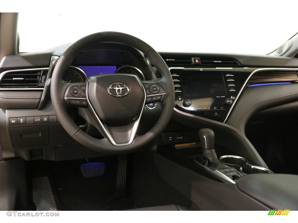 2018 Camry XLE V6 - Ruby Flare Pearl / Black photo #6