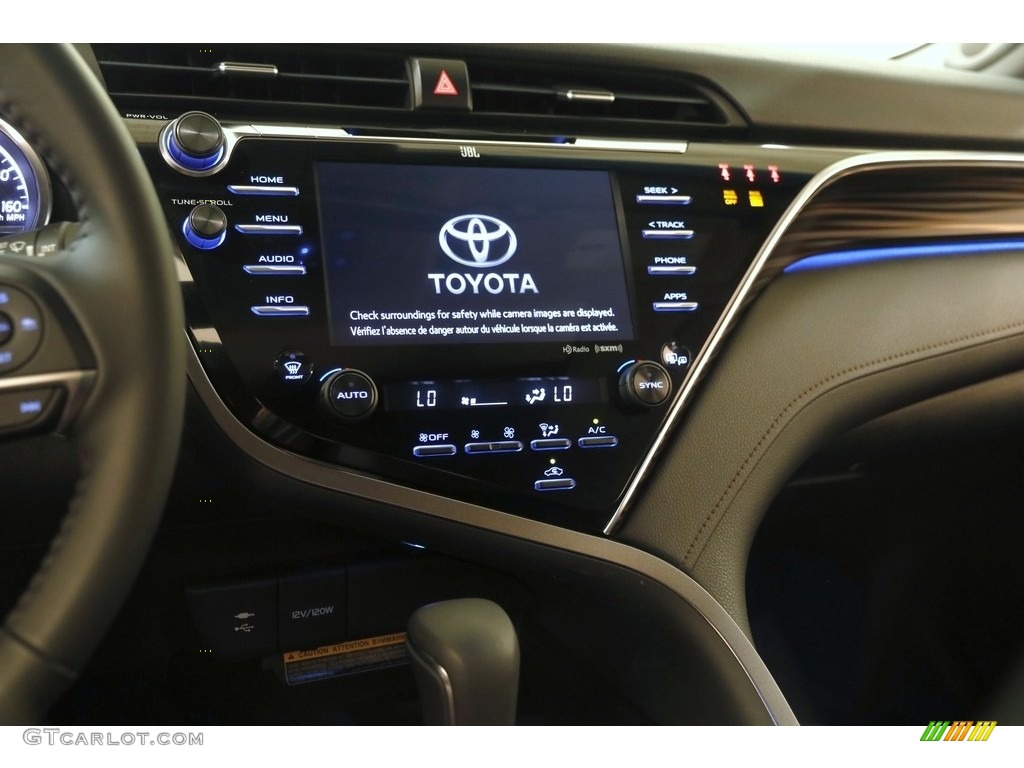 2018 Camry XLE V6 - Ruby Flare Pearl / Black photo #9